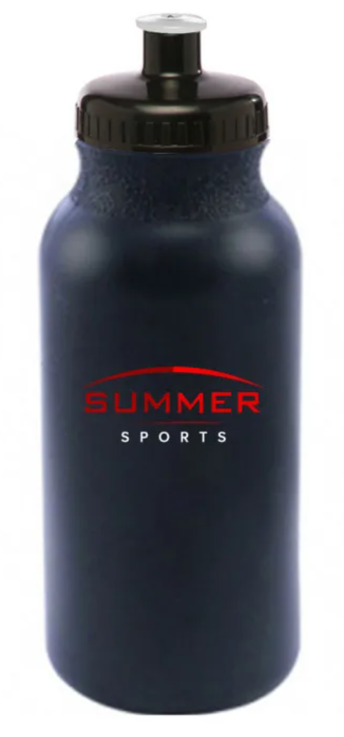 20 oz Water Bottles with Push Caps
