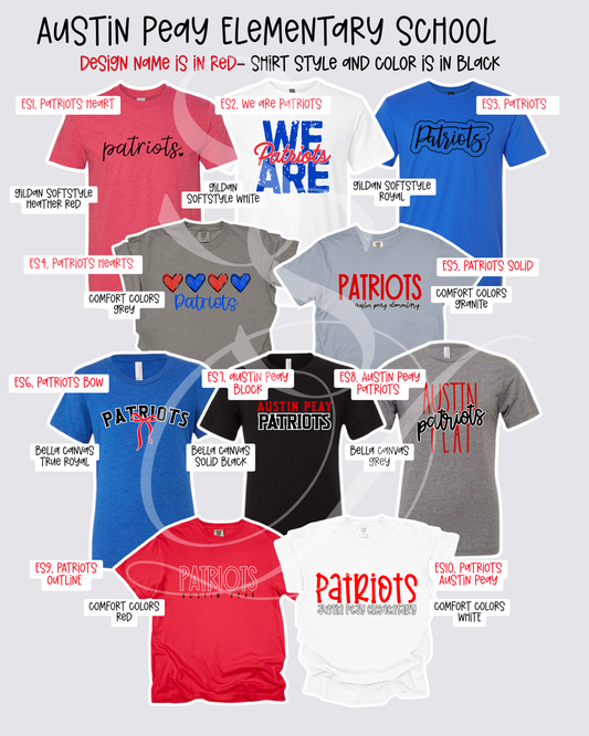 Austin Peay Elementary Spirit Wear