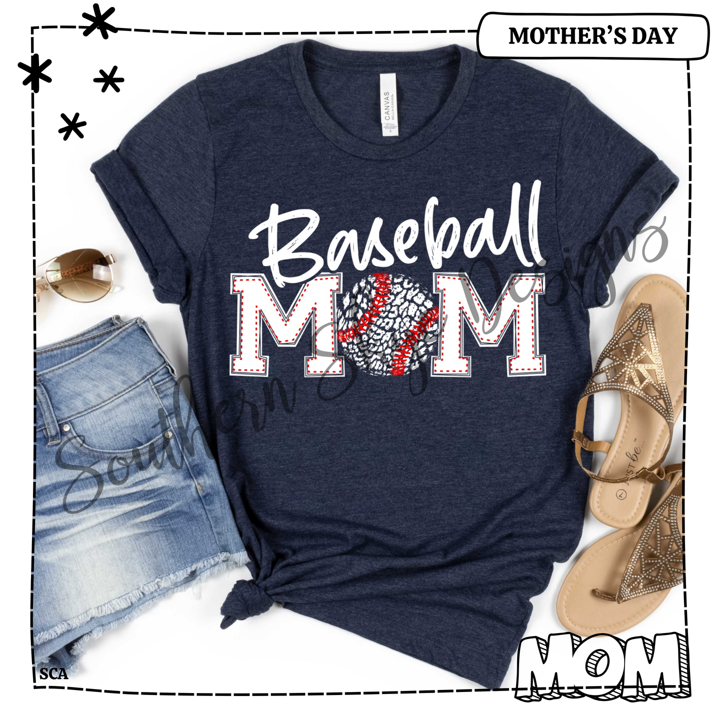 Baseball Mom 2-Color