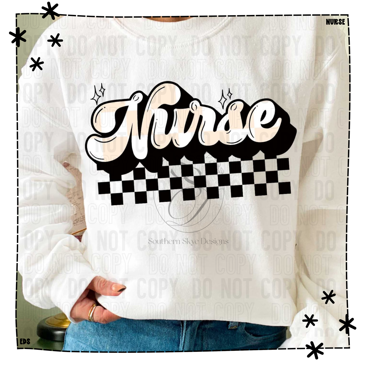 Checkered Nurse Plaid