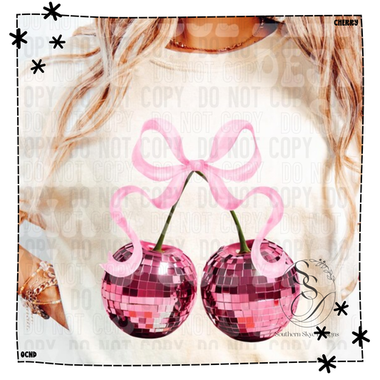Cherry Disco Bows