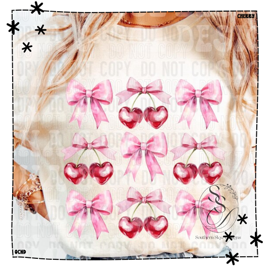 Cherry Pink Bows