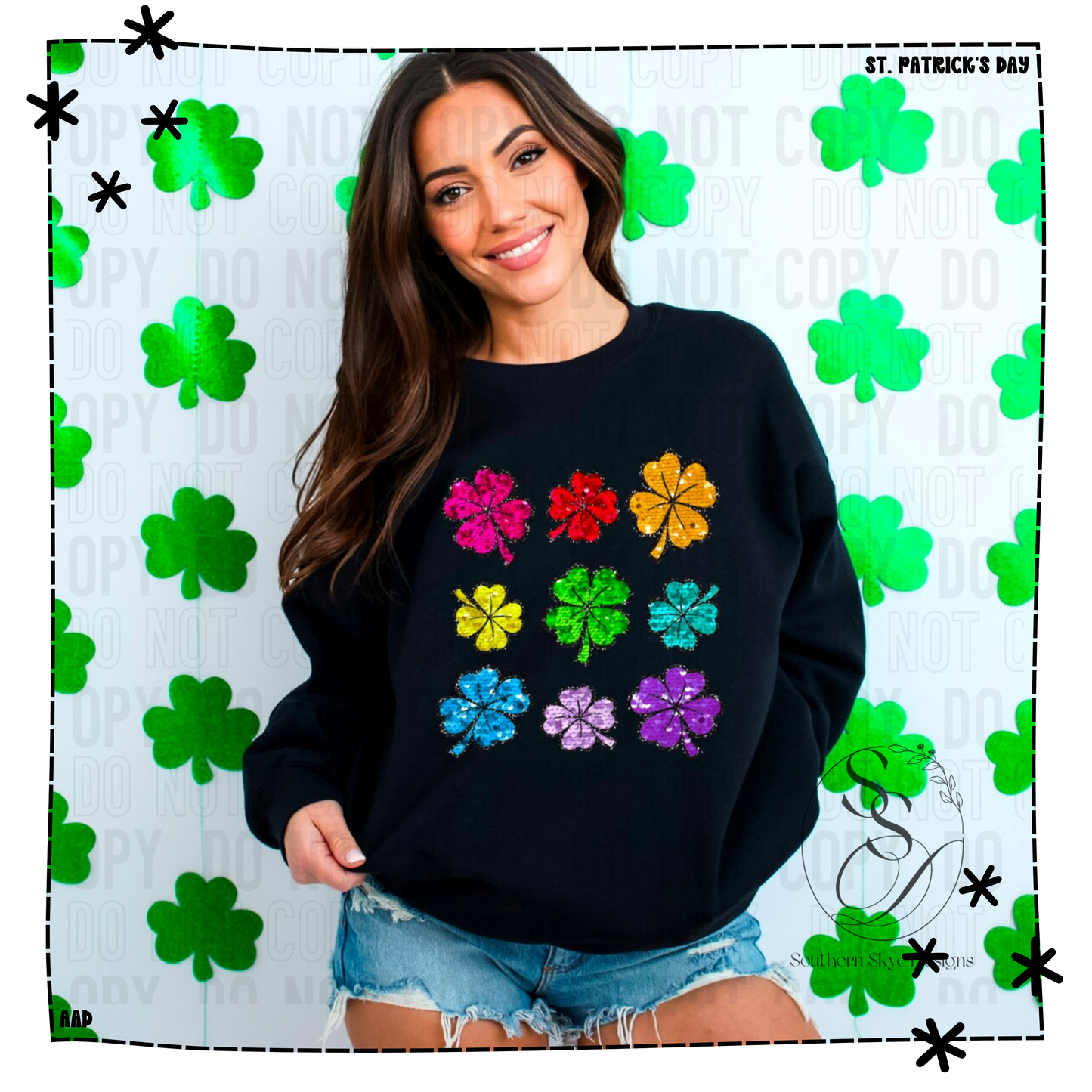 Clover Collage Colorful