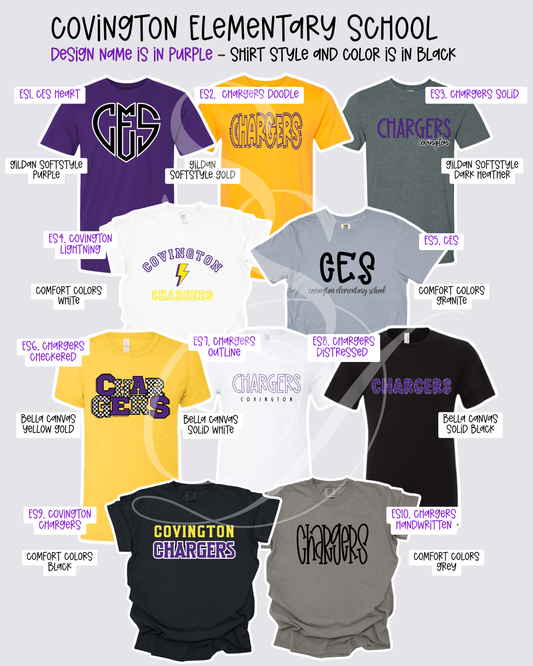 Covington Chargers Mix & Match Spirit Wear