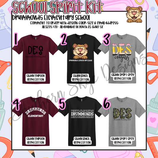Drummonds Elementary - School Spirit