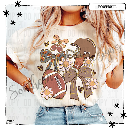 Football Coquette Cute