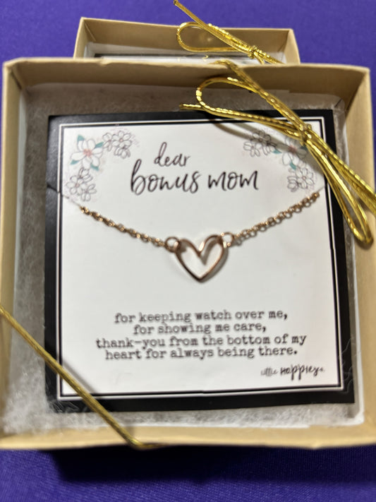 Dear Bonus Mom Necklace
