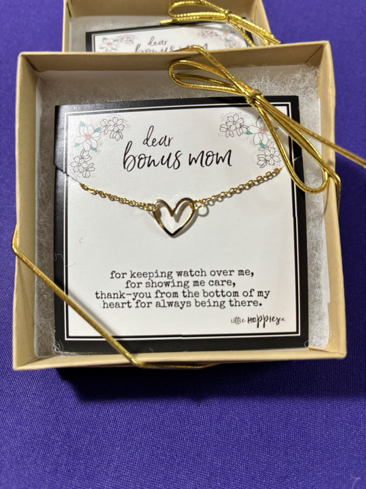Dear Bonus Mom Necklace