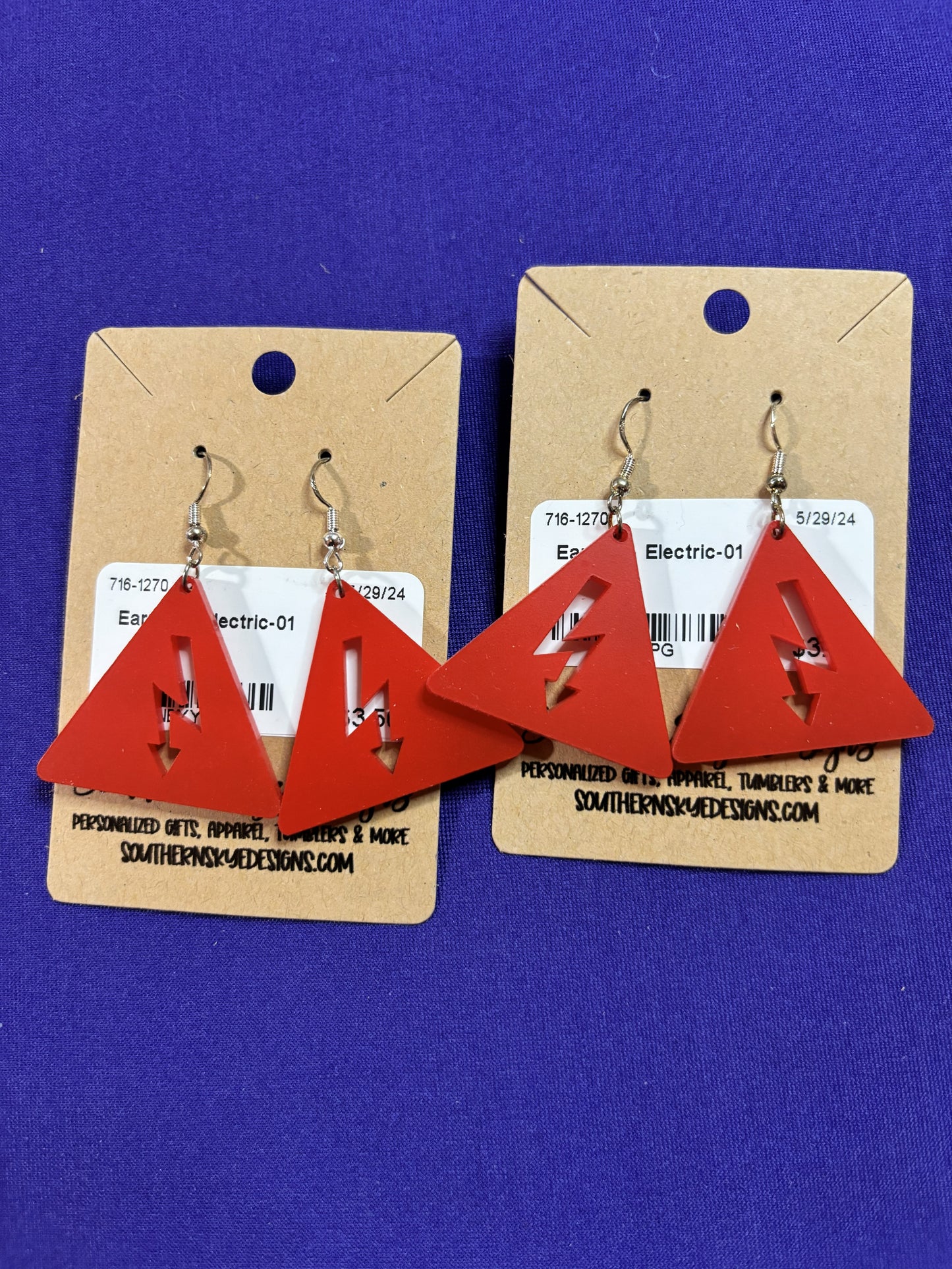 Electric Symbol Earrings