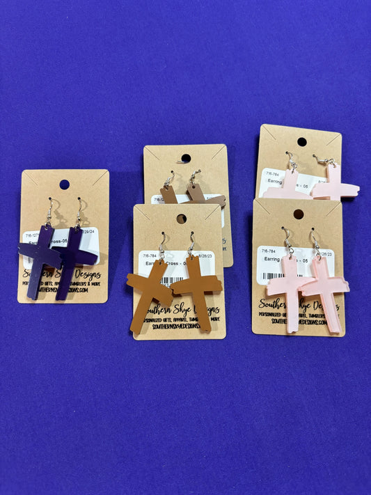 Cross Earrings #2