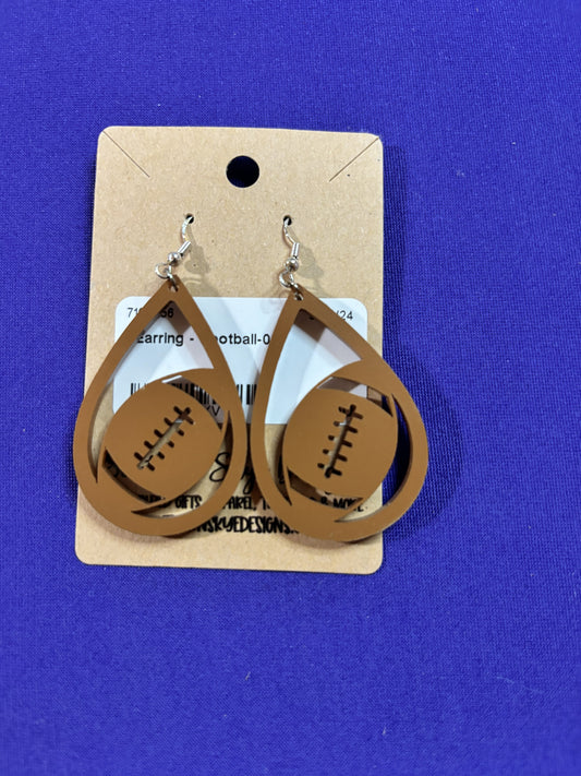 Football Earrings