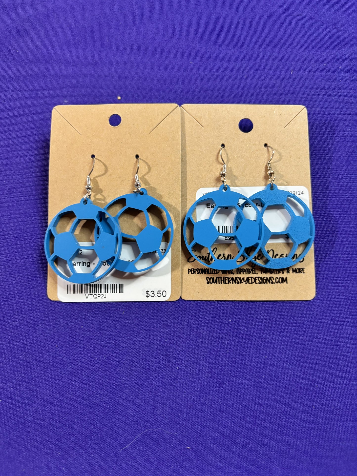 Soccer Ball Earrings