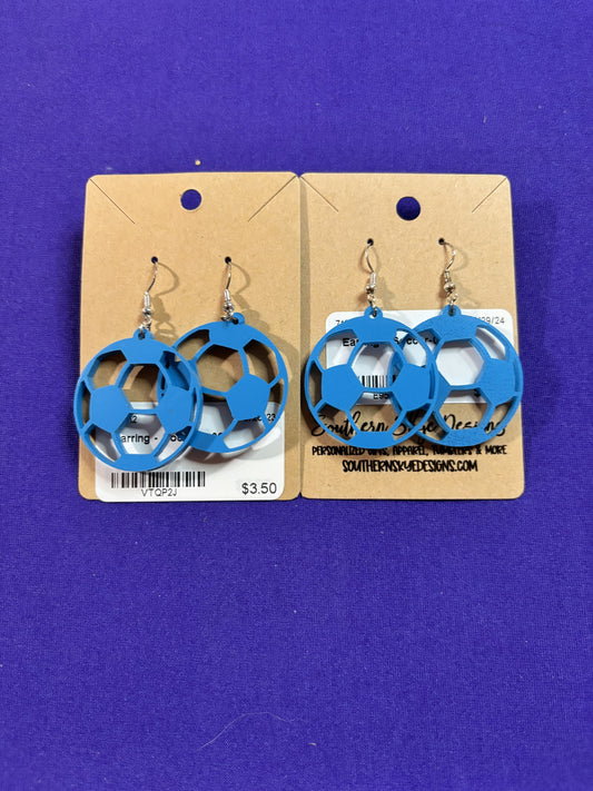 Soccer Ball Earrings
