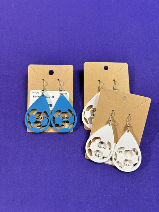 Soccer Earrings