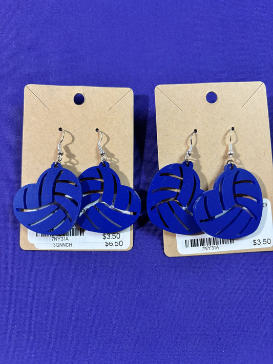 Heart Volleyball Earrings