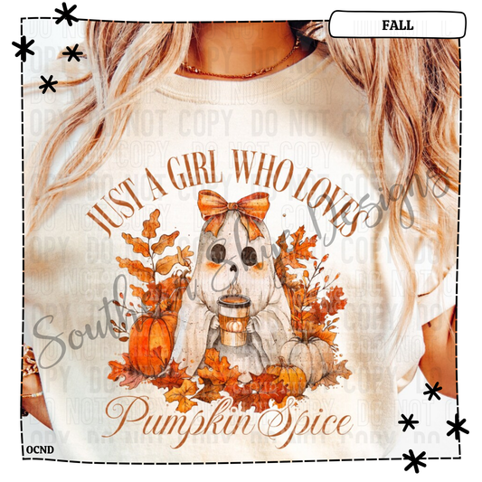 Just a Girl Who Loves Pumpkin Spice
