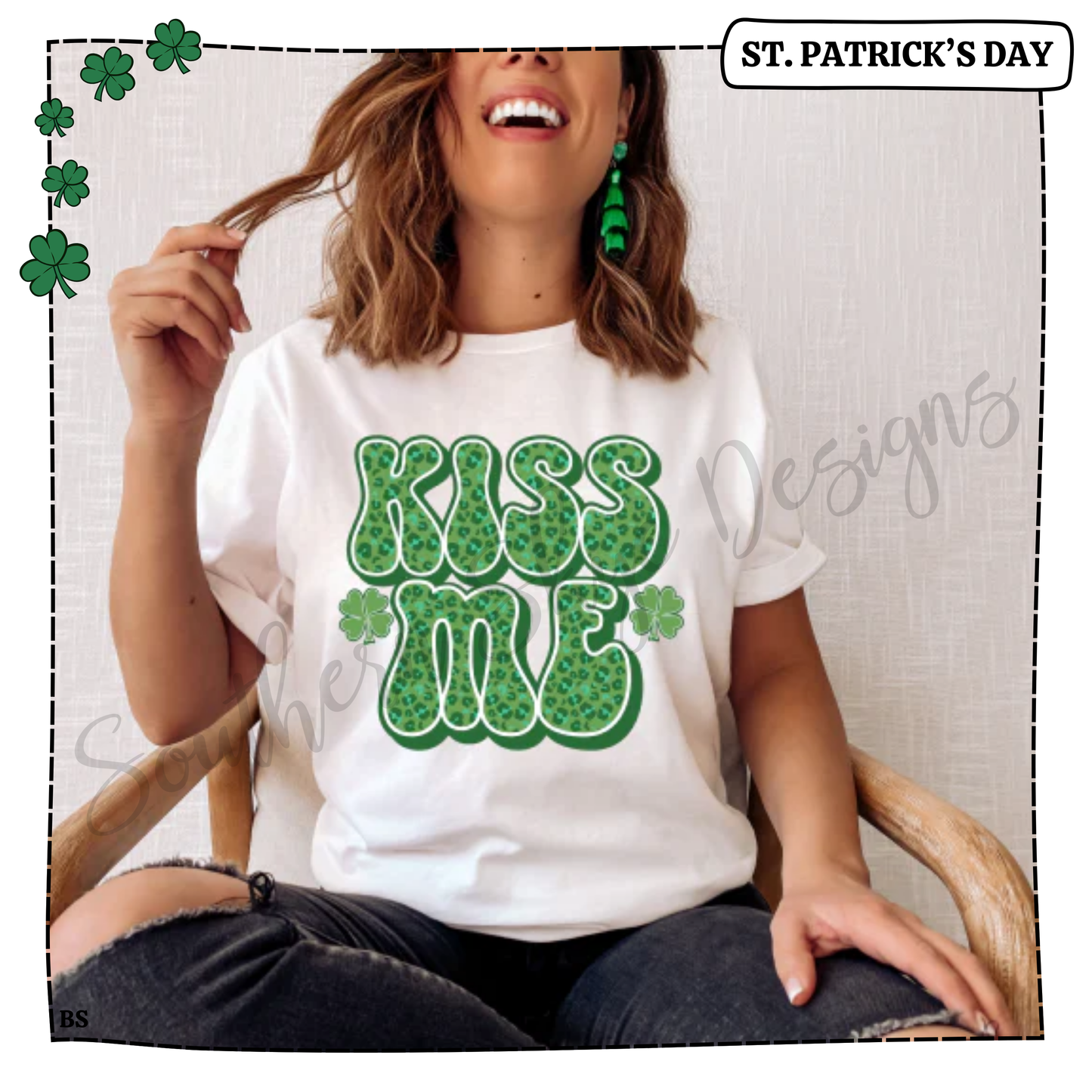 Kiss Me Leopard & Clovers