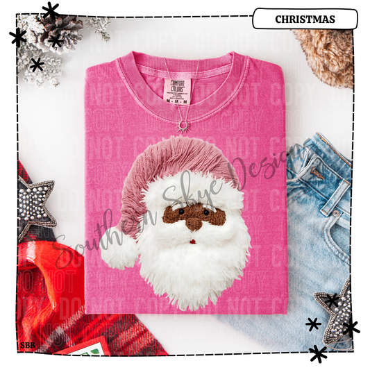 Pink Santa Faux Yarn