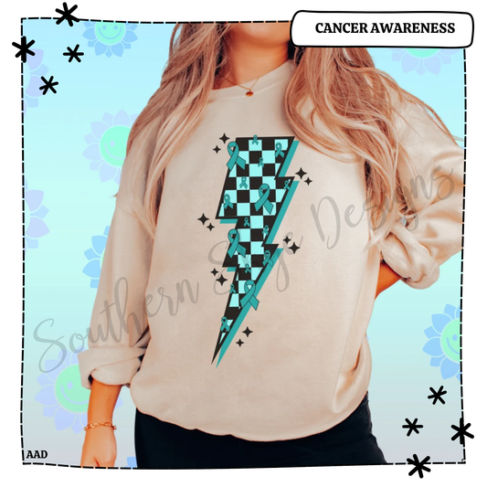 Retro Bolt Cervical Cancer Awareness