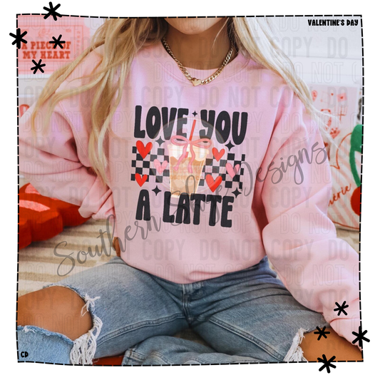 Retro Valentine Latte