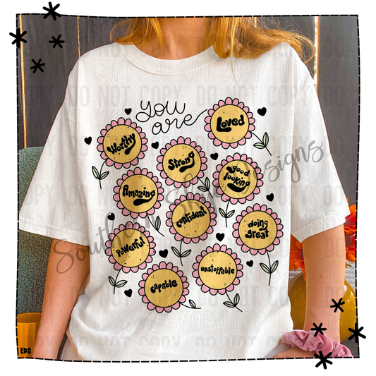 Self Affirmation Flowers