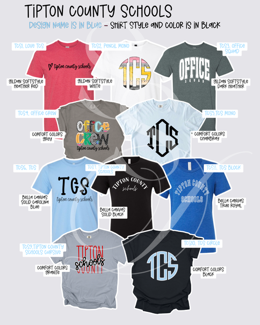 Tipton County Schools Spirit Wear