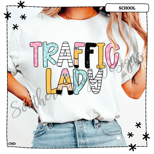 Traffic Lady Doodle