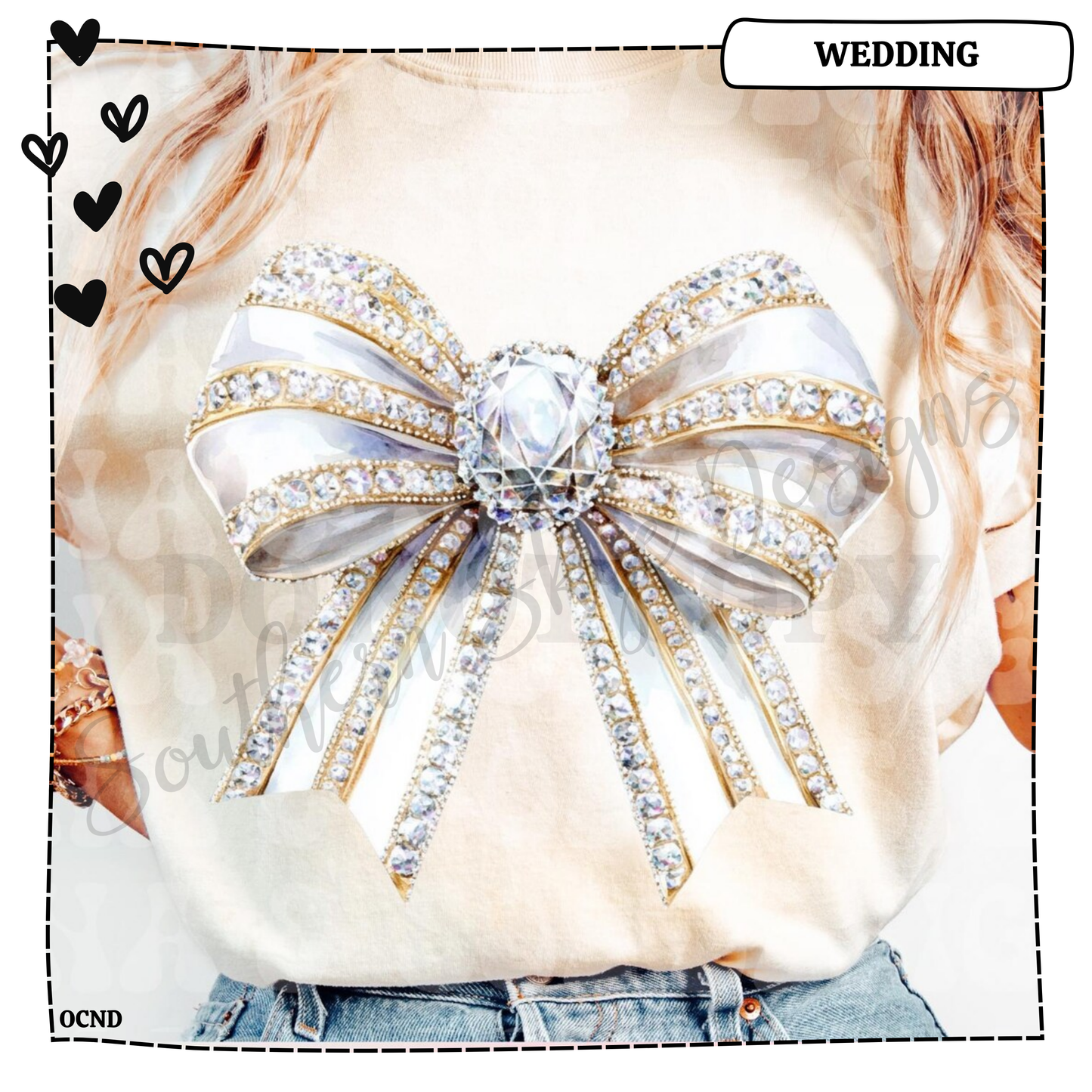 Wedding Diamonds Bow