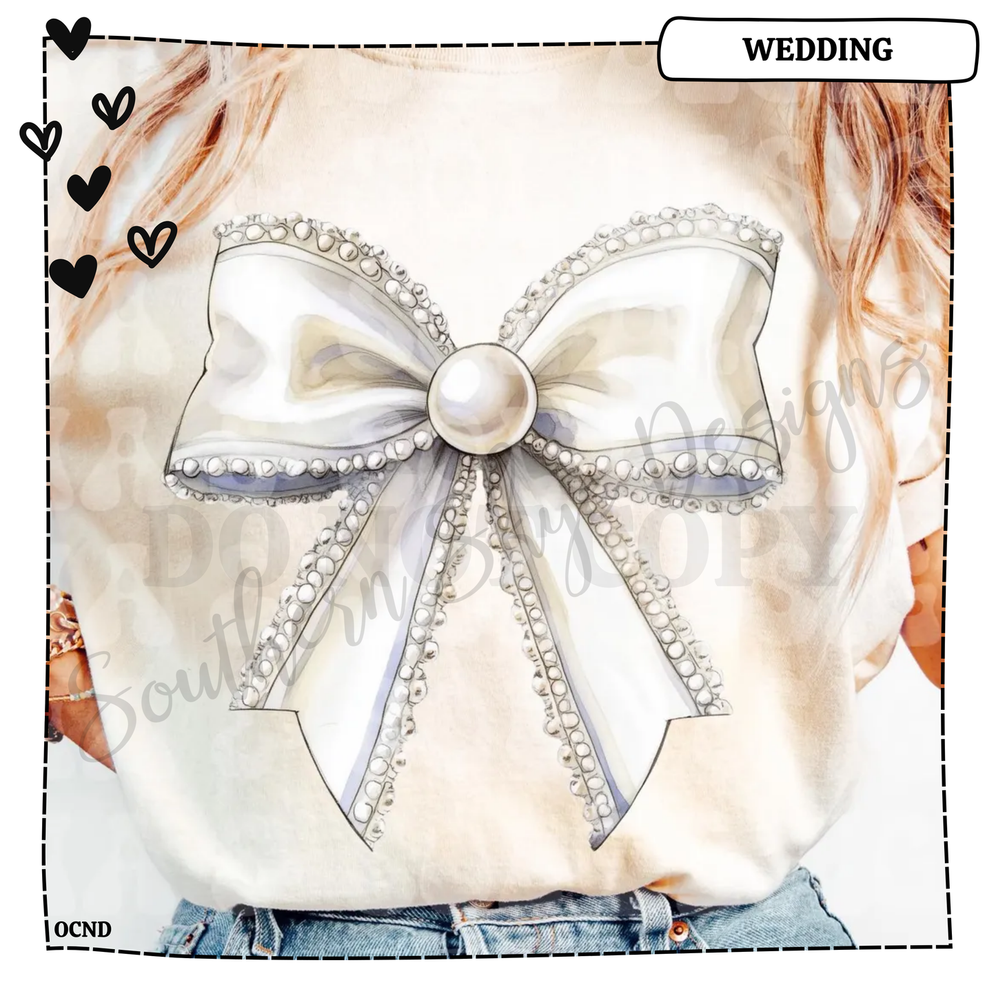 Wedding Pearl Bow