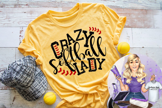 Crazy Softball Lady