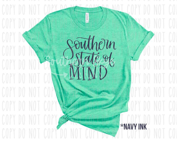 Southern State Of Mind (Navy Ink)