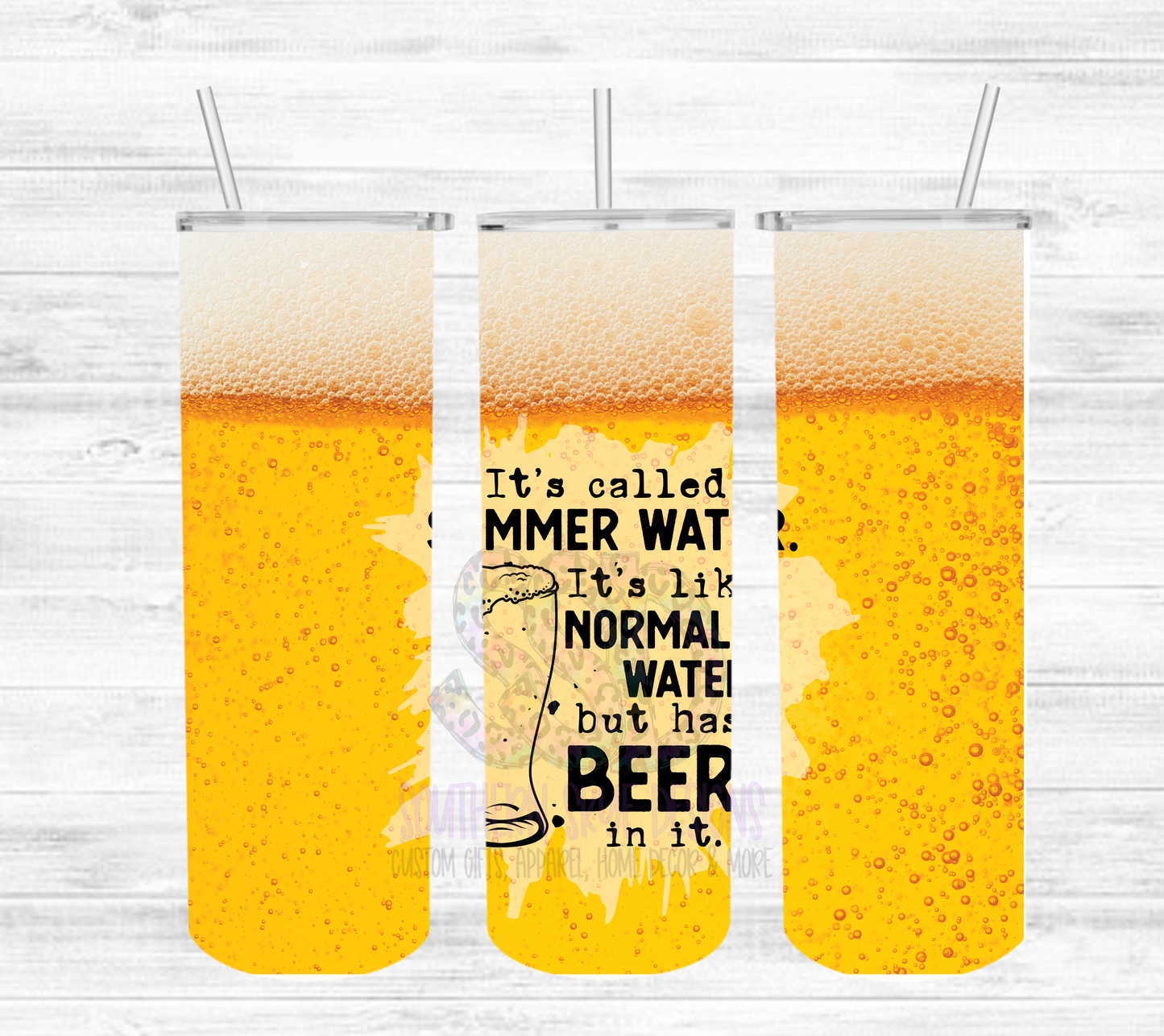 Summer Water - Beer Tumbler